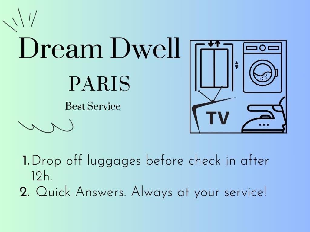 Dream Dwell Paris -Studio With Balcony 800M To Trocadero And Tour Eiffel 외부 사진